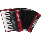 Hohner Bravo Ii 48 Chromatic Piano Key Accordion - Red New. Price: $2159.00.