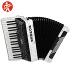 Hohner Piano Accordion BR72WH Bravo Iii 72, Pearl White With Gig Bag & Straps New. Price: $2639.00.