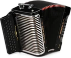 Hohner Corona Ii Xtreme Diatonic Accordion - Keys Of G/c/f Jet Black New. Price: $2249.00.
