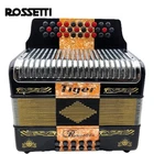 Rossetti Pro Series Gcf 31 Button Diatonic Accordion Tiger W/ Straps, Hard Case New. Price: $930.00.