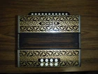 Hohner Vienna Model 2915 2-ROW 8-BASS 21-TREBLE Button Diatonic Accordion Used. Price: $689.00.