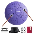 Ubblove Steel Tongue Drum - 11 Notes 10 Handpan Purple Inch, New. Price: $100.49.