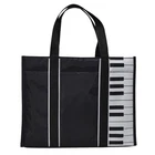 Punk Piano Keys Music Tote Bag With 5MM Sponge One Size, Keyboard Black New. Price: $14.76.