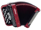 Hohner Nova Iii 96 Red, C-stepped Button Accordions Nuovo. Price: $2905.09.