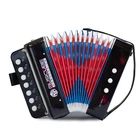 Musicube Kids Accordion Instrument Toys 10 Keys Button Small Black New. Price: $33.99.