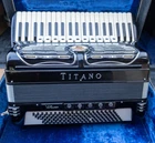 Vintage Titano Virtuoso 120 Bass Piano Accordion 1960S Italy With Case Used. Price: $1999.99.
