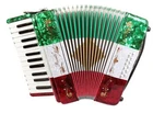 Rossetti Keys Bass Buttons 2512 Piano Accordion - Red White Green + Case New. Price: $619.99.