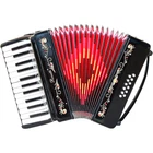 Rossetti 2512 25KEY Piano Accordion Black 197881485412 Rf Good. Price: $516.00.