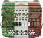 Sofiamari SMTT-3412, 2-TONE Accordion Red,white,green Sol/mi Open. Price: $950.00.