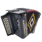Rossetti Diatonic Button Accordion With Case And Straps Fbbeb Black, 3112-FBE-BK New. Price: $780.00.
