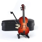 Seawoo Dselvgvu Wooden Miniature Violin With Standbow Case Musical I... New. Price: $22.82.