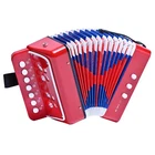 Lieke Mini Kids Accordion 10 Keys Button Accordian,musical Instrument,toy Red New. Price: $29.68.