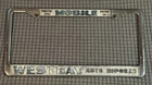 Rare Westbay Auto Imports Mobile Alabama License Frame Porsche Vw Audi Mazda Used. Price: $74.99.