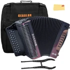 Hohner Corona C-ii G/c/f Accordion Red To Gold W/ Gig Bag New. Price: $2329.99.